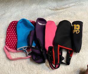 Bundle (6) Neoprene Bottle Holders & Drink Slings – Neosling, Bottle Koozies, Wine Tote, Beverage Carriers