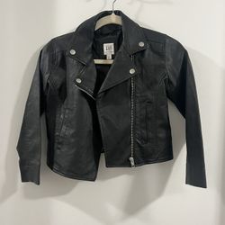 Girls Gap Leather Jacket 