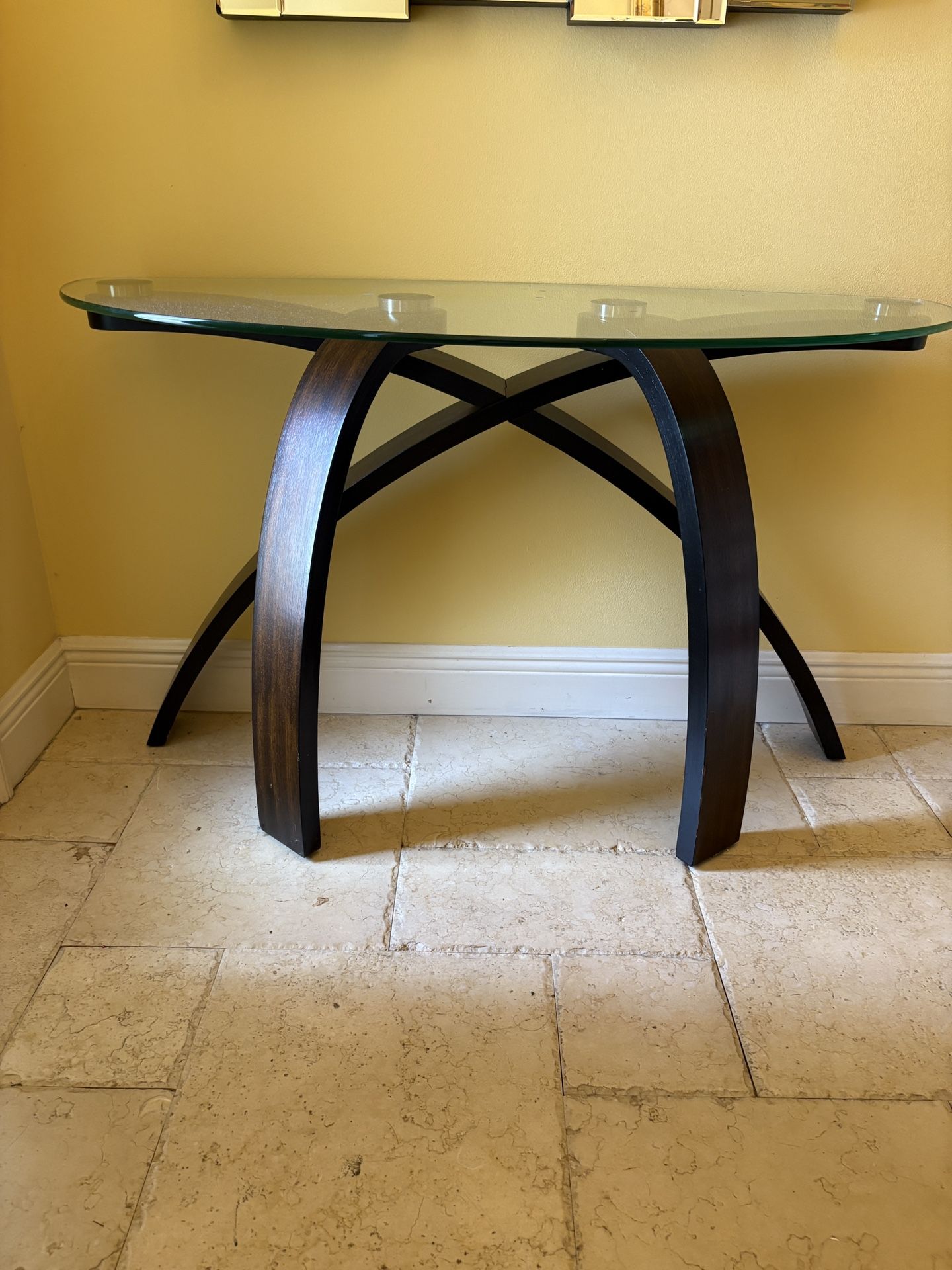 Contemporary Console Table (see Other Listing For Matching Coffee Table)