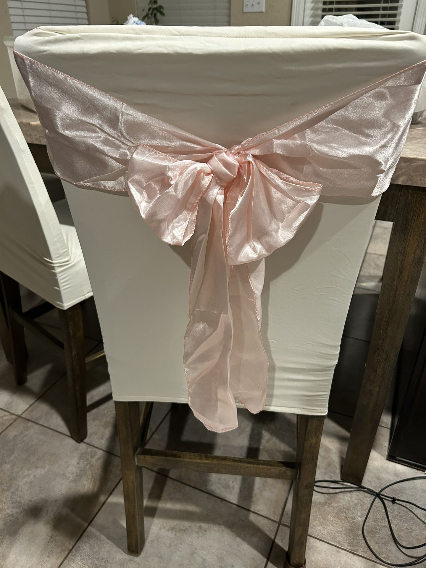 Dusty Pink Chair Sashes 210 Total 30 Of Them Are Still New The Other Were Used Ones 150.00 For All