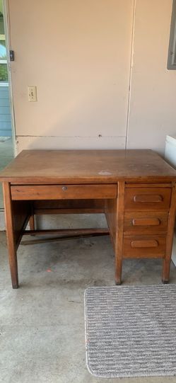 Solid Wood Vintage Desk