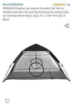 Outdoor Cat Tent