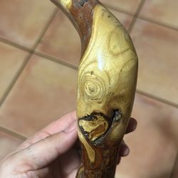 Whistle Creek Wood Walking Stick Hiking Staff