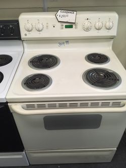 Electric Stoves with one year warranty