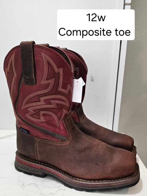 Cody James Composite Toe Work Boots Size 12