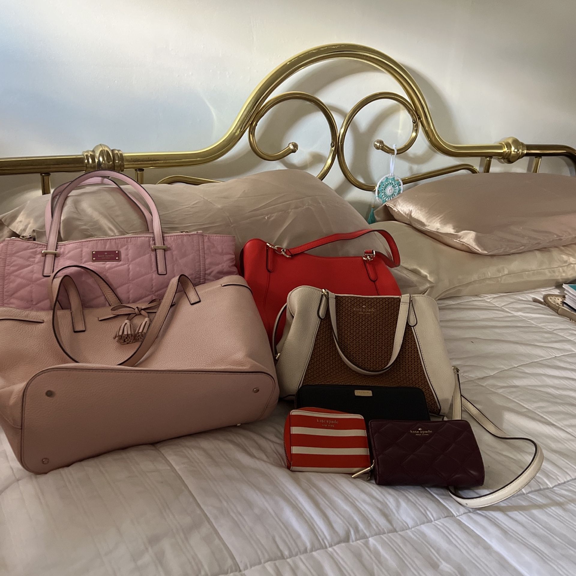 Assorted Kate spade bags And Wallets.