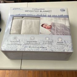 New Arctic Comfort ,cooling Fabric Weigh Blanket 12Ib $65.00