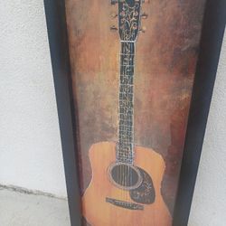 Cool Framed Picture of Gitar 