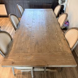 Restoration Hardware Dining table W Chairs