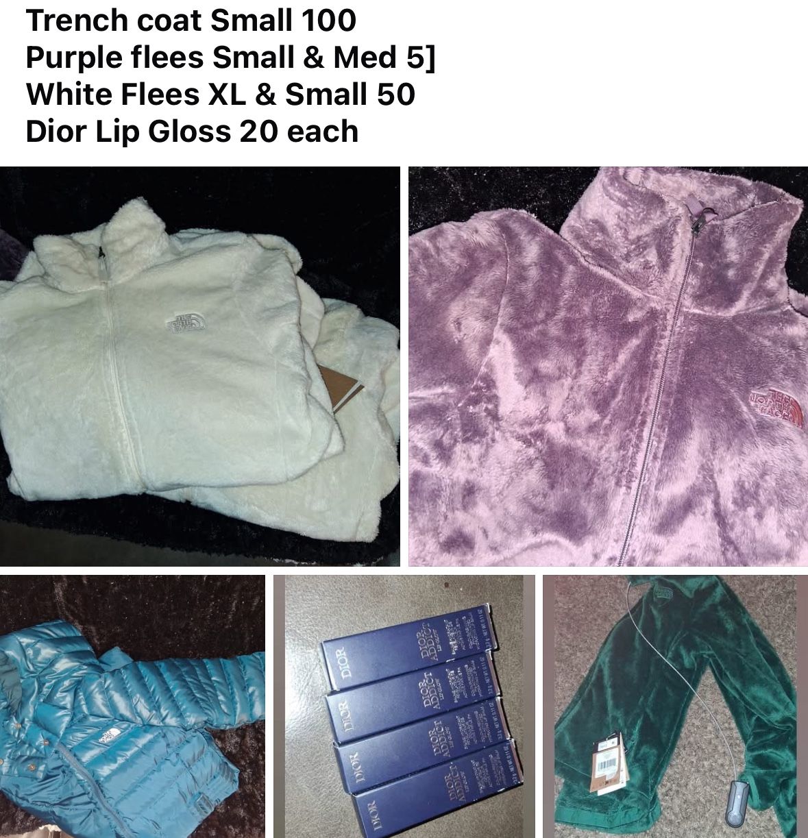 BRAND NEW NORTHFACE & LIP BALMS