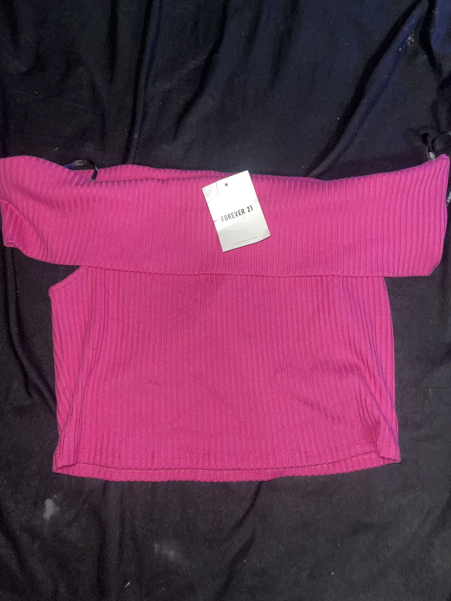Pink Crop Top
