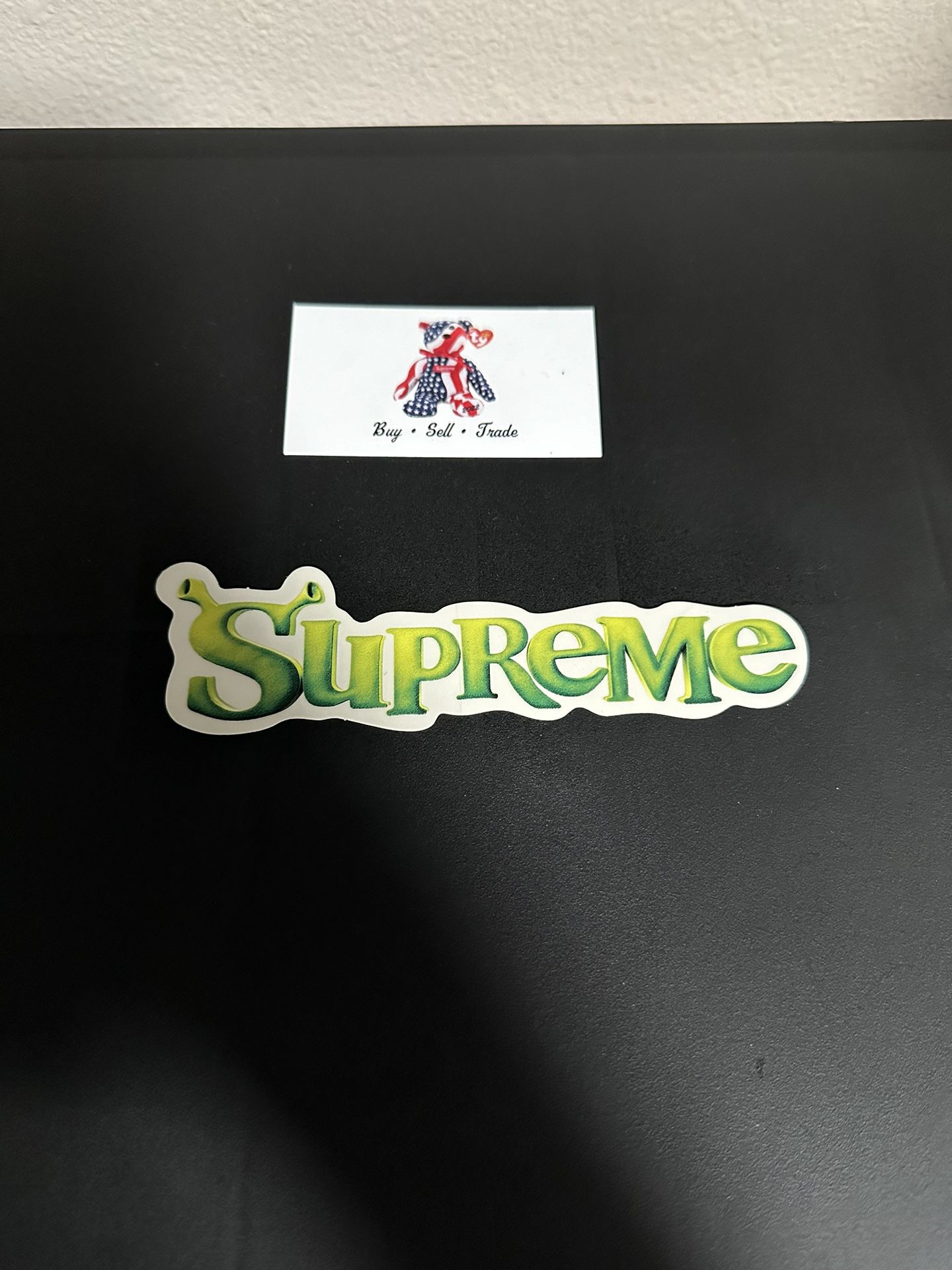 Supreme Shrek Sticker 