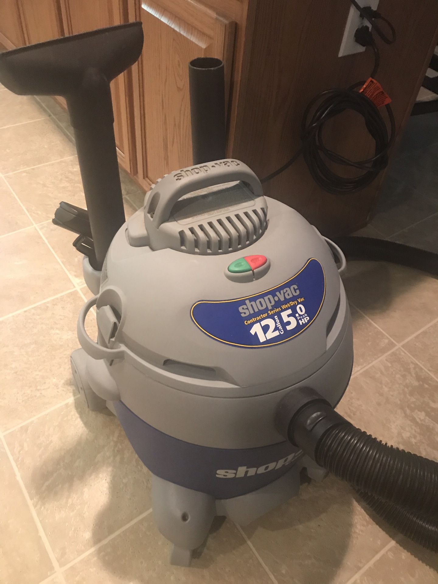 Shop-Vac 5.0 Peak 12 Gallon Contractor Series Wet/dry Vacuum
