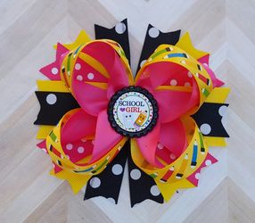 School Hair Bows $8