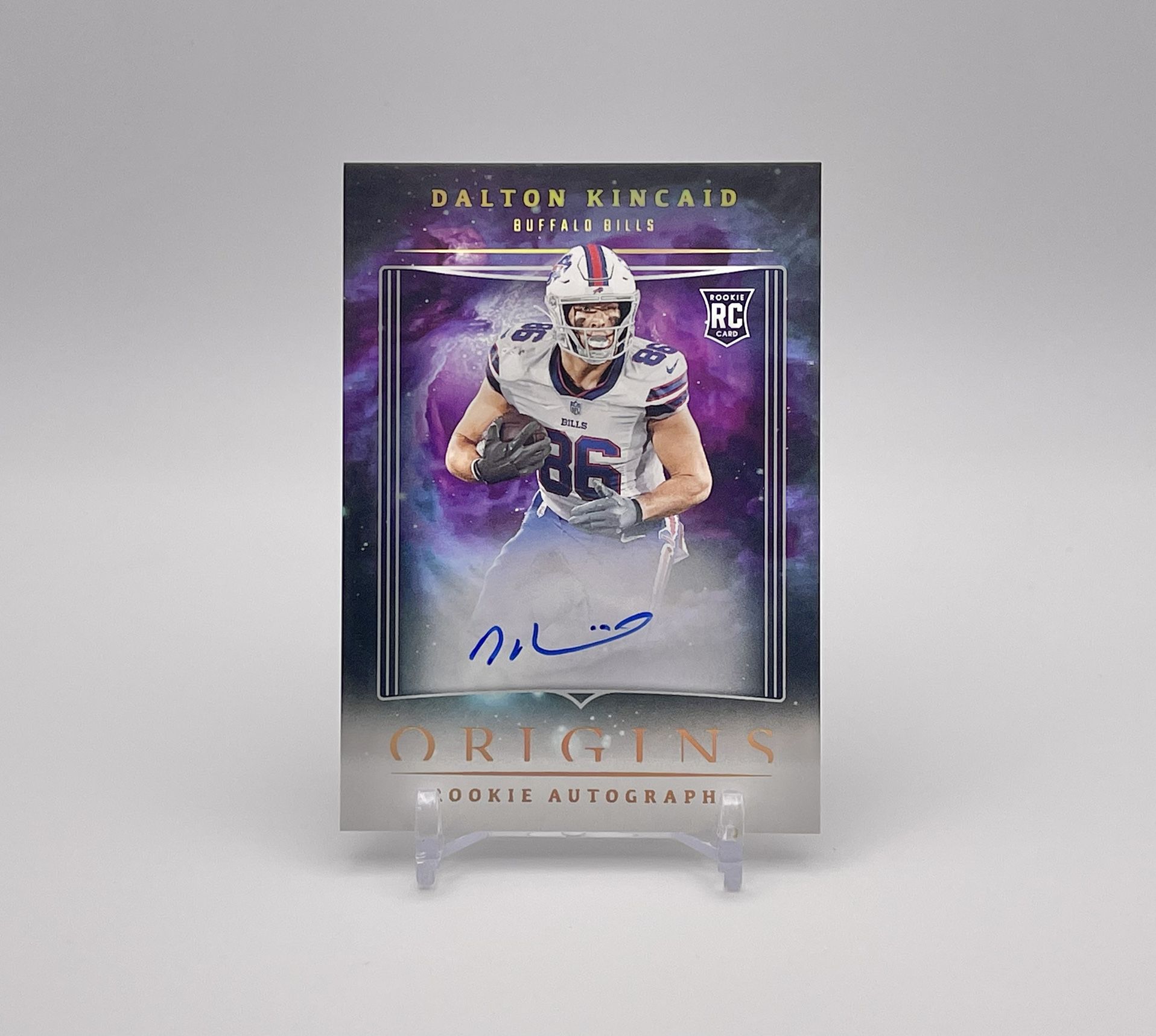 2023 Panini Origins - Rookie Autographs No. RADKI Dalton Kincaid (AU, RC) - Buffalo Bills