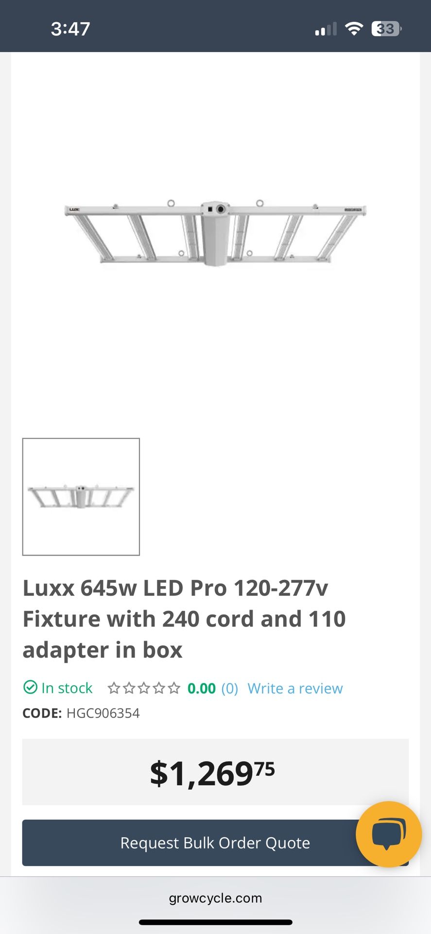 Luxx 645w LED Pro / Growing Lights, Equipment