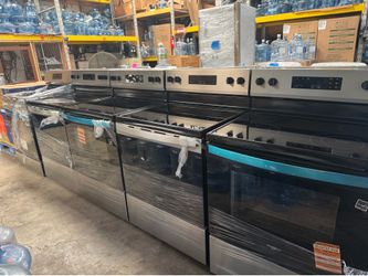 New Appliances with factory warranty starting at $499