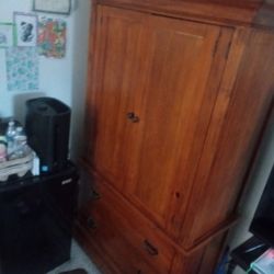Large Solid wood tv stand Storage Dresser 