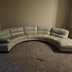 Real Leather. Comes In 3 Sections.