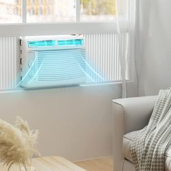 Window Air Conditioner 5,000 BTU with Mechanical Controls and easy-to-Clean Washable Filter