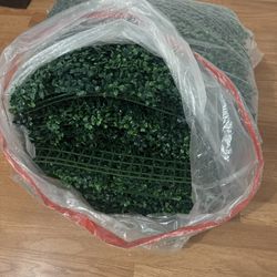 12- Pieces 20 in. x 20 in. Artificial Boxwood Hedge...