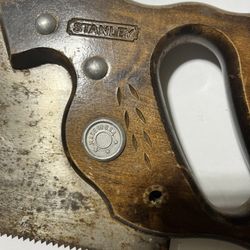 Vintage Stanley Crosscut 26” Saw. Made In The USA