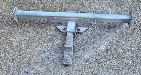Adjustable RV / Truck Bumper Tow Hitch Receiver with Ball Mount - $60
