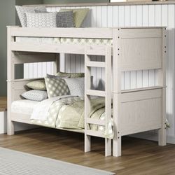 Brand New White Twin Size Bunk Bed 
