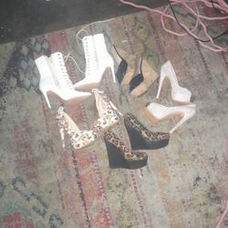 Bundle 5 pair heels size 5.5-6.5