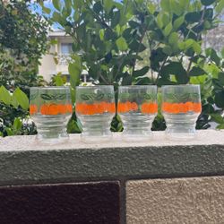 Retro Juice Glasses(4)