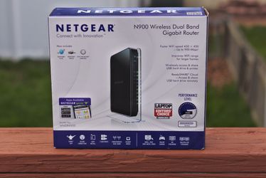 Netgear router N900 with USB adapter