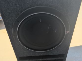 (2) p1 punch speakers with box and amp. $360