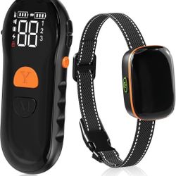 Dog Shock Collar - Dog Training Collar with Remote 2600Ft, Shock Collar for Large Medium Small Dogs 8-120lbs, Waterproof Training Collar for Dogs with