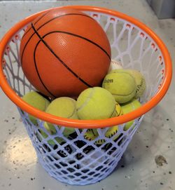 Basket of Sports Balls