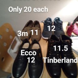Timberland, Ecco, Skechers, Nike Etc