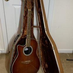 Lefthanded Ovation A/E Guitar CC047