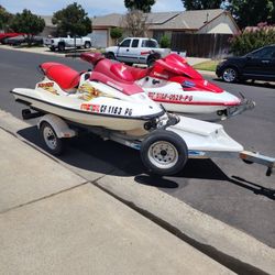 Jet Skis And Trailer 