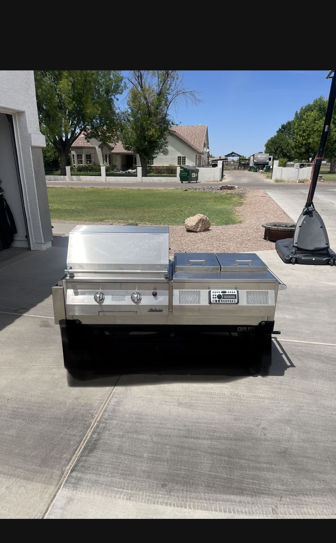 Stainless BBQ, Solaire With Built In Ice Chest 