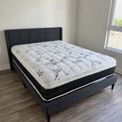 Full Size Pillow Top Bamboo Brand Mattress New