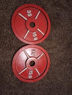 OLYMPIC style weights for sale