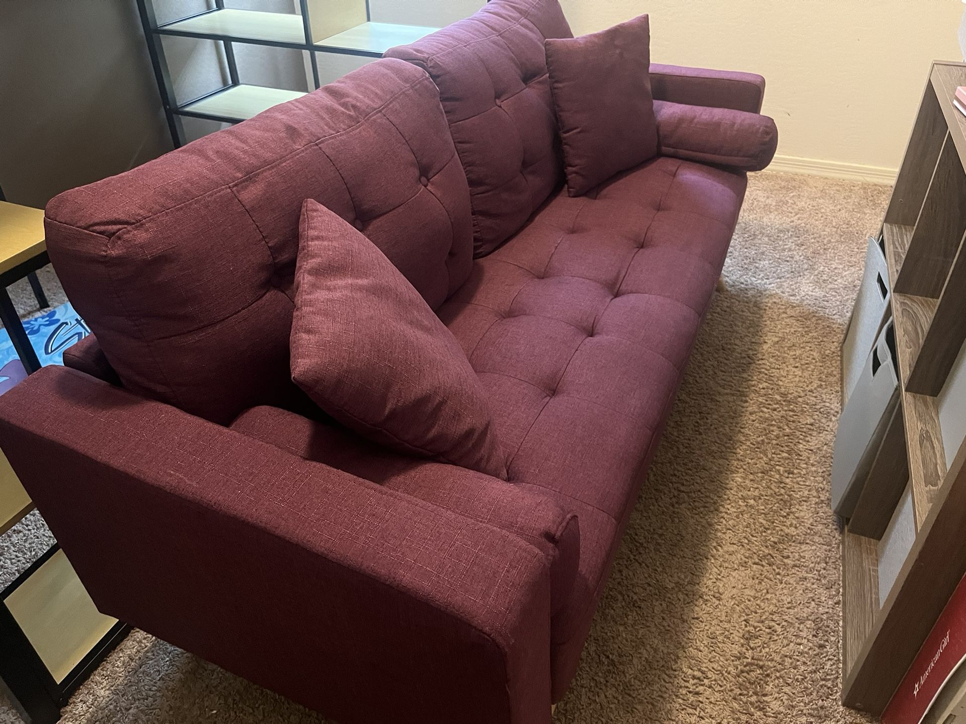 Lightweight Purple Sofa
