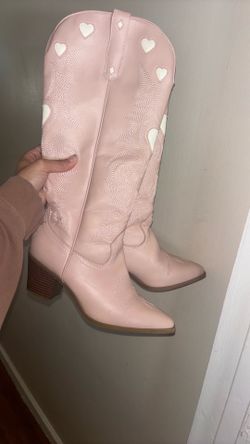 Pink Cowboy Boots Women’s Size 9