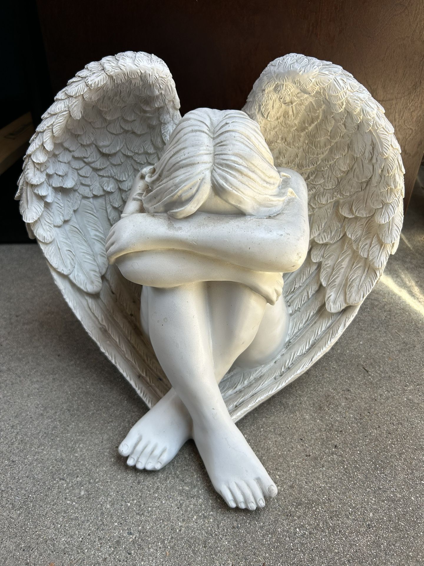 Serene Solitude Angel Statue