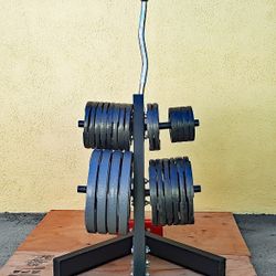 Workout 222 POUNDS, RACK, & BARS