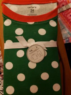 Carters Holiday Pajamas 24 Month New 2 piece