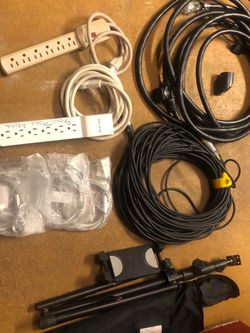20+ PC AV Lot of Gear - Power Lighting Cases XLR