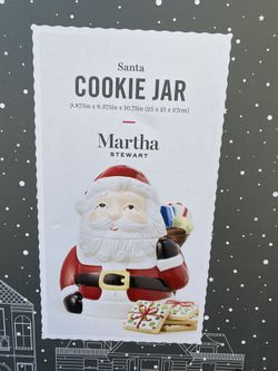 Martha Stewart collection Santa cookie jar