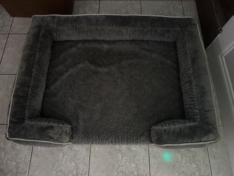 XLarge Grey Lush Ortho Dog Bed