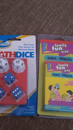 Kids games, both new. Each