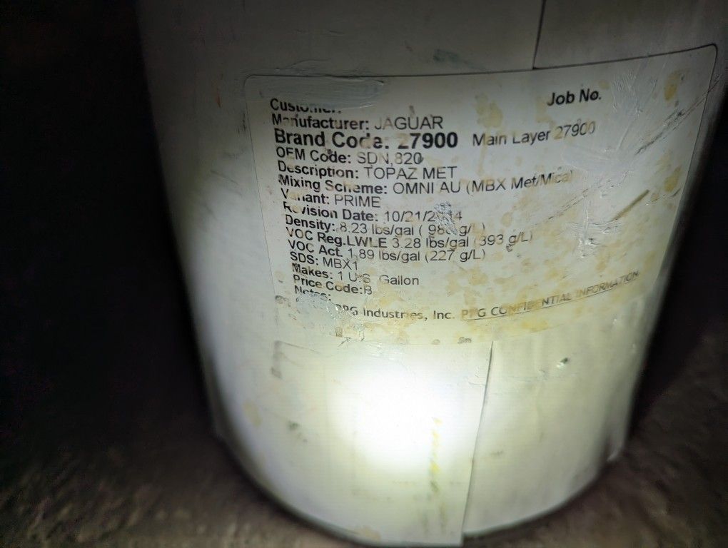 Car Paint 1 Gallon Color ( Topaz Met) $100 OR best Offer